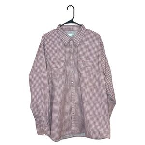 Wrangler Red Wrancher Long Sleeved Shirt